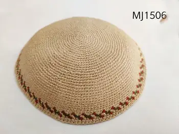 Ručné Kippah pletené klobúk Židovskej články
