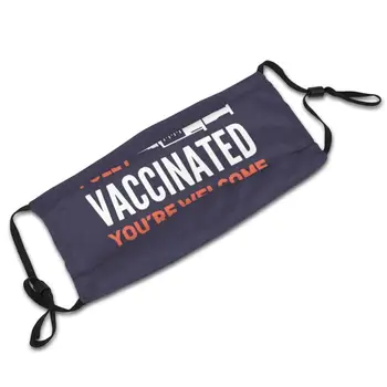 Pro Vakcína Plne Očkované, Maska Handričkou Umývateľný DIY Filter Pm2.5 Dospelých, Deti Vakcíny Vakcíny Plne Očkované, Očkované Pro