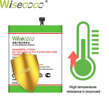 WISECOCO 5950mAh LTF23A Batérie Pre LeEco Le Pro 3 X720 X722 X728 Batériu Mobilného Telefónu S Kódu Sledovania