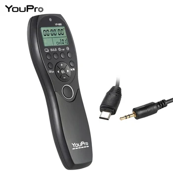 YouPro YP-880 S2 Fotoaparát Káblové Uzávierky Vydania Časovač, Diaľkové Ovládanie LCD Displej pre Sony A58 A7R A7 A7II A7RII A7SII Série DSLR