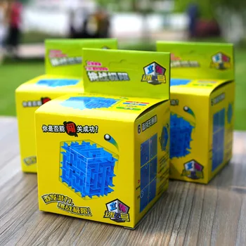 8x8x8cm Zábavnej 3D Magic Cube Labyrint Hračka pre Deti Puzzle Hry Labyrint Loptu Hračky, Kocky Bludisko Kút Hot Hračky