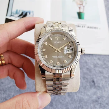 AAA Vysokej kvality RLX226 Plný nehrdzavejúcej ocele, automatické mechanické Swiss luxusné značky rovnakej náramkové hodinky pánske hodinky jednoduché hodiny