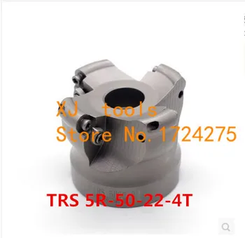TRS 5R-50-22-4t-taktné, okrúhly nos povrchu CNC fréza na frézovanie,frézovanie frézy nástroje,Face Milling Cutter Head karbidu Vložiť RDMT10T3