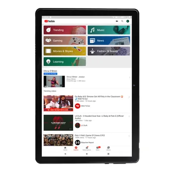 Nový 10.1-palcový Tablet Systém 9.0 Octa-Core 4G Hovoru, 4GB+64GB ROM, Bluetooth 4.0, GPS, Wi-FI 2.5 D Ocele Obrazovky počítača Tablet PC