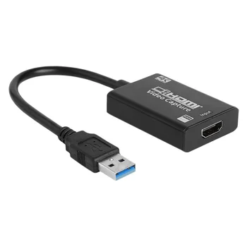 4K HDMI USB Zachytiť Kartu Adaptér USB 3.0, HDMI Video Capture Grabber, Záznam, Pole pre Hry HD Kamery Nahrávanie Live Streaming