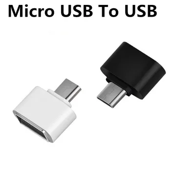 100ks/Digital Data Nového Štandardu Micro USB Na USB OTG Mini Adaptér Converter pre mobilné telefóny Android Príslušenstvo Top Predaj