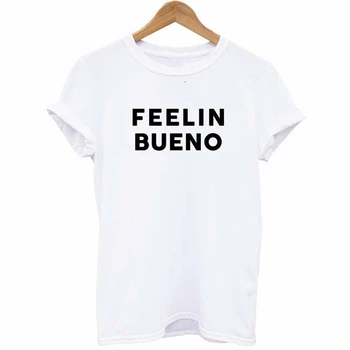 Cítim Bueno T-Shirt Tumblr Košele túlavé topánky Cinco de Mayo Darček pre Jej Trendy Teraz Graphic Tee ženy fashion tričko - K230