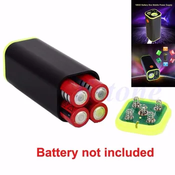 4x18650 Skladovanie Batérií Prípade Box, Držiak, USB Na Bicykli Samsung w/LED Svetlo, Nové