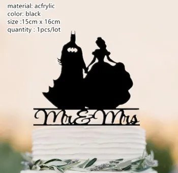 Mr & Mrs s Mužom, a Ženy Svadobnú Tortu Vňaťou, Výročie Svadby Tortu Vňaťou Akryl Čiernej