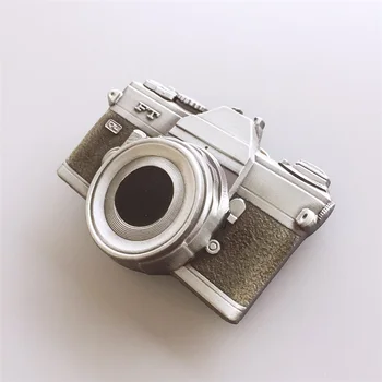 3D Fotoaparát Sochárstvo Tvar Vintage Smalt Pracky Pásu
