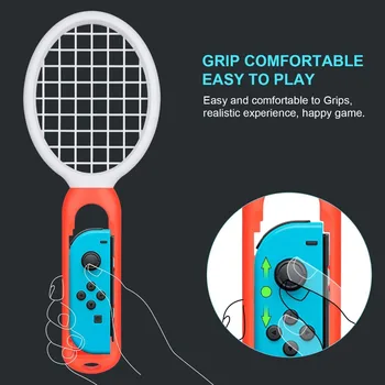 Pre Nintend Prepínač Radosť-con ABS Tenis Raketa Rukoväť Držiak pre Nintendos Prepínač NS Tenis ACES Hra, Hráč, Príslušenstvo
