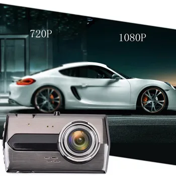 Automobilové DVR Dash Kamerou Zozadu Dual Camera Video 1080P Full HD 4