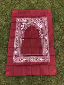Nový 60*100 cm Prenosné Vrecká na Zips, Cestovanie Islamské Modlitby Mat /koberec/koberec pre Uctievanie Salat Musallah Modlitba Koberec Modlí Mat