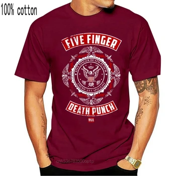 Five Finger Death Punch 5FDP Black Herren T-shirt Mužov Rocková Kapela Tee Tričko