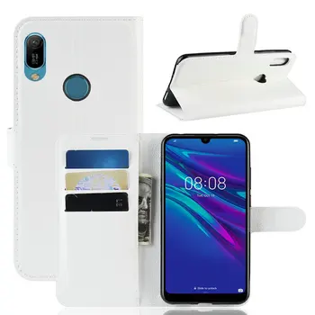 Flip Kožené puzdro na Huawei Y6 2019 Y6 Prime 2019 Y6 Pro 2019 pre Huawei Honor 8A Pro Hrať 8A Kryt Telefónu Peňaženky prípade