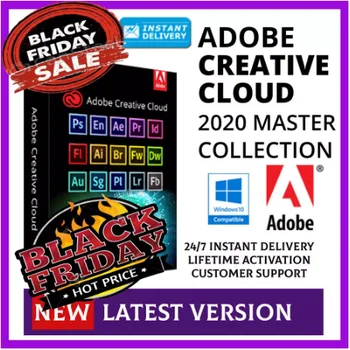 Adobe Creative Cloud 2020 Master Collection Pre Windows A MacOs Originel | Plná Verzia | Životnosť Aktivácia | ️Viacjazyčný