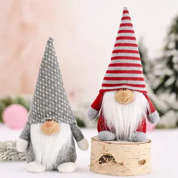 2KS/SET 22X10cm Vianočné Santa Gnome Oblečenie pre Bábiku švédsky Trpaslíci v Tomte Ozdoby na Vianočný Strom Dekorácie