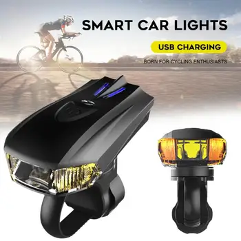 Hot Predaj Svetlo na Bicykel Rainproof USB Nabíjateľné LED 1200mAh MTB Predné Lampy Hliníkový Reflektor Ultralight Baterka Bicyklov Svetla