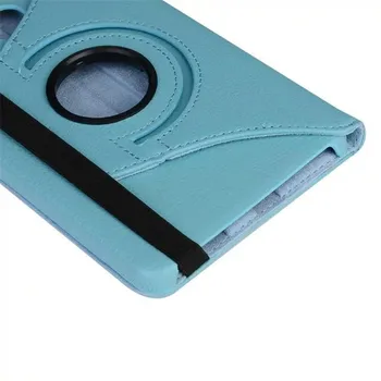 360 Rotujúce Litchi PU kožené puzdro Stojan inteligentný kryt Pre Samsung Galaxy Tab 7.0 A T280 T281 T285 SM-T280 SM-T285 2016 Tablet