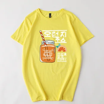 2021 Letné T-Shirt Ženy Japonská Super Bavlny O-Krku Krátky Rukáv Topy Kórejský Cartoon Vytlačené Tričko