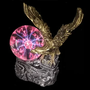 Živica Plazma Guľa Svetla s Eagle Elektrostatické Magic Ball Lampa pre Domáce a Halloween Party Dekorácie, Darčeky pre Deti