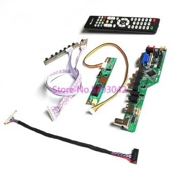 Pre N150X3-L01/L03/L05/L07/L08/L09/L0A 1CCFL signál analógový LVDS 30-Pin, TV Remote USB+VGA+AV 1024*768 LCD riadiacej dosky auta