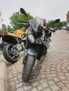 Motocykel čelné Sklo Čelné sklo Double Bubble Vietor Lamely Pre BMW S1000R S 1000R S1000 R 2016 2017 2018 Čierna