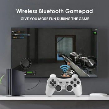 Bluetooth Wireless Gamepad Pre PS3 Ovládač Konzoly Controle Duálne Vibrácie Herný ovládač Pre SONY Playstation 3 Gamepads