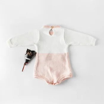 Pletené Detské Oblečenie 2019 Jar Baby Dievčatá Šaty, Bavlna Princezná Baby Girl Romper Novorodenca Remienky Dievčatá Jumpsuit