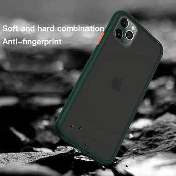 Benks Luxusné Matný Telefón puzdro Pre iphone 11/11 Pro/11 Pro Max Anti-jeseň Plnú Ochranu Zadný Kryt Priehľadný Kontrast Shell