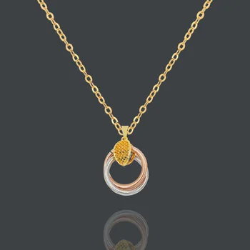 Liffly Klasické talianske Kreatívne Dva-tón Dizajn Náhrdelníky Náušnice Šperky Sady Dovolenku Výročie Darček pre Ženy Šperky