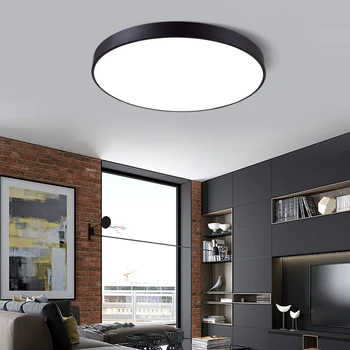 Ltra-tenký LED stropné svietidlo obývacia izba osvetlenie na diaľkové ovládanie jednoduché, moderné spálne lampa reštaurácia, domáce balkón osvetlenie