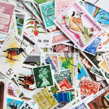 Zahraničné Väčšinu veľká veľkosť č opakovať 500 rôznych používané pečiatky listu nálepky Lístok Cartoon Poštových Známok S Post