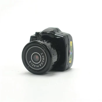 2020 HORÚCE! Y2000 Mini Videokamera HD 640*480 Micro DVR Prenosné Webcam Recorder Kamera(Batéria,Podpora 16 G pamäťovej karty)