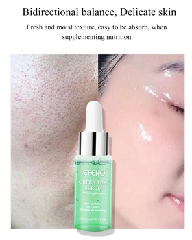 EFERO Kyselina Hyaluronová Zmenšenie Pórov Tvár Sérum Proti Starnutiu, Hydratačné Zelený Čaj Bieliaci Krém Podstate Face Cream Dry Skin Care