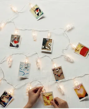 3m Led Víla String Svetlá, Vianočné Dekorácie pre Domov Led Foto Klip Svetlo String USB Powered Nový Rok 2021 Navidad Natal