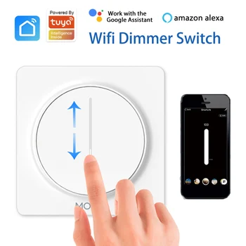 WiFi Dotyk Light Dimmer Prepínač 100-240V Inteligentný Život/Tuya APLIKÁCIE Smart Home Diaľkové Ovládanie Práce S Alexa Domovská stránka Google Assiatant