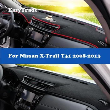 Na Nissan X-Trail X Trail T31 2008-2012 2013 Auta Panel Kryt Rohože Non-Slip Dash Rohože Dashmat Čierny Koberec Auto Accesssories