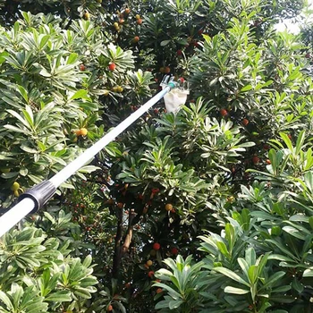 Vysoko Kvalitné Kovové Ovocie Picker Pohodlné Záhradnícke Nástroje Ovocie kolektor pre orchard Apple Broskyňa Vysoký Strom Trhanie Ručné Náradie