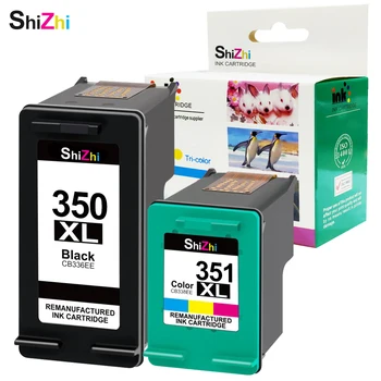 SHIZHI Atramentové kazety Kompatibilné Pre HP 350XL 351xl Pre HP Deskjet serie D4260 D4260 D4360 C4200 C4480 C4280 C4400 C4580 C4273