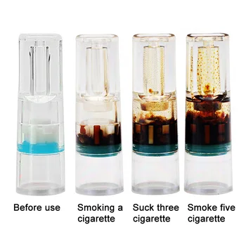 100ks Jednorazové Tabak Cigaretový Filter Fajčenie Znížiť Dechtu Filtrácie Čistenie Držiaka --M25