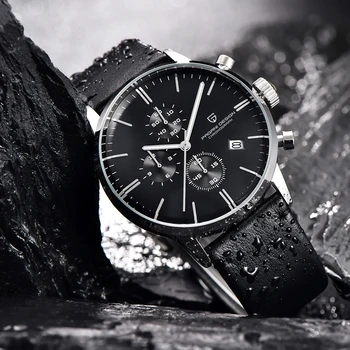 Nové PAGANI DIZAJN Chronograf Pánske quartz hodinky business automatické hodinky dátum mužov nepremokavé hodiny muž relogio masculino 2020