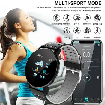 Športové Smart Hodinky Srdcovej frekvencie Inteligentný Náramok s Vysokým rozlíšením Dotykového Displeja Vodotesný IP67 Fitness Multi-športové Hodinky
