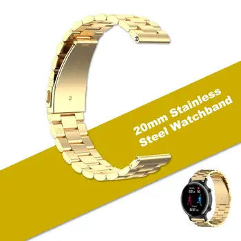 20 mm z Nehrdzavejúcej Ocele Watchband Popruh pre Huawei Honor Magické Hodinky 2 42mm Smart Hodinky Remienok Univerzálny pre Huawei Sledovať GT2 42MM