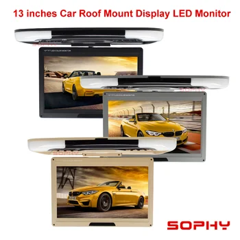 13 palcov LED Digitálne Obrazovky Auto stropné Monitor sklopenie Monitor Režijné monitor pre Auta, Autobus