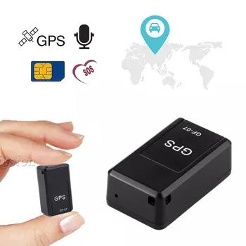 Mini GPS Tracker Auto Deti Pet GSM Reálnom Čase Sledovacie Zariadenie Key Finder Smart Anti-stratil Nositeľné GPRS Locator Localizador Tlačidlo Menovky