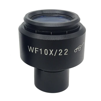 Jeden kus WF10X/22 High Eyepoint Okulár, Objektív Biologický Mikroskop 22 mm Diopter Úprava WF10X 10X Plne Potiahnuté Očné