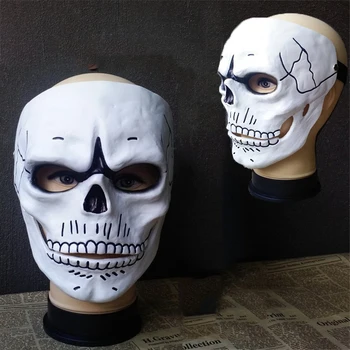 Lebky Kostra Strašidelné Masky 007 JAMES BOND Spectre Maska Mužov Halloween Karneval Cosplay Kostým Maškaráda Ghost Strany Živice Masky