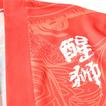 Bebovizi Muži Ženy 2020 Japonský Cardigan Cosplay Tričko, Blúzka pre Ženy Yukata Žena Streetwear Lev Pláži Tradičné Kimono