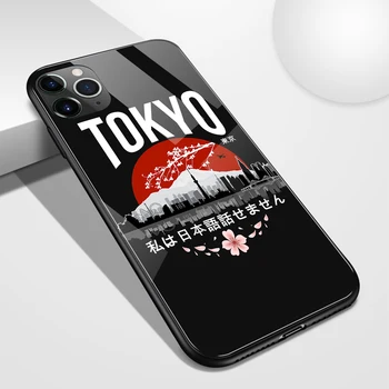 Pre iphone 8 plus tvrdeného skla kryt tokyo city puzdro pre iphone x xr xs max 11 pro max 6 6 7 8 plus DIY prípade